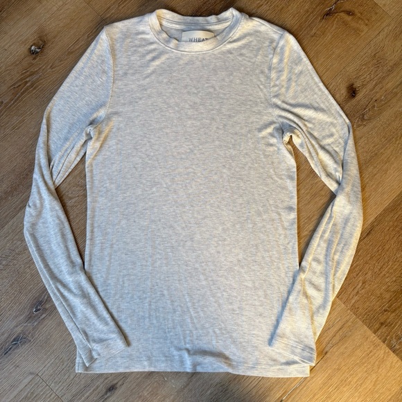 WHEAT Chicago Ribbed Long Sleeve - Light Heather Grey - Picture 2 of 6